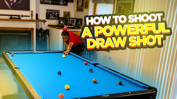 How to Shoot a Powerful Draw Shot ~ (Pool Lessons) A MUST WATCH