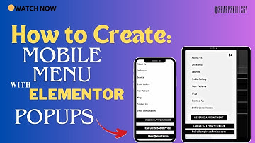 Elementor Popup Mobile Menu | WordPress