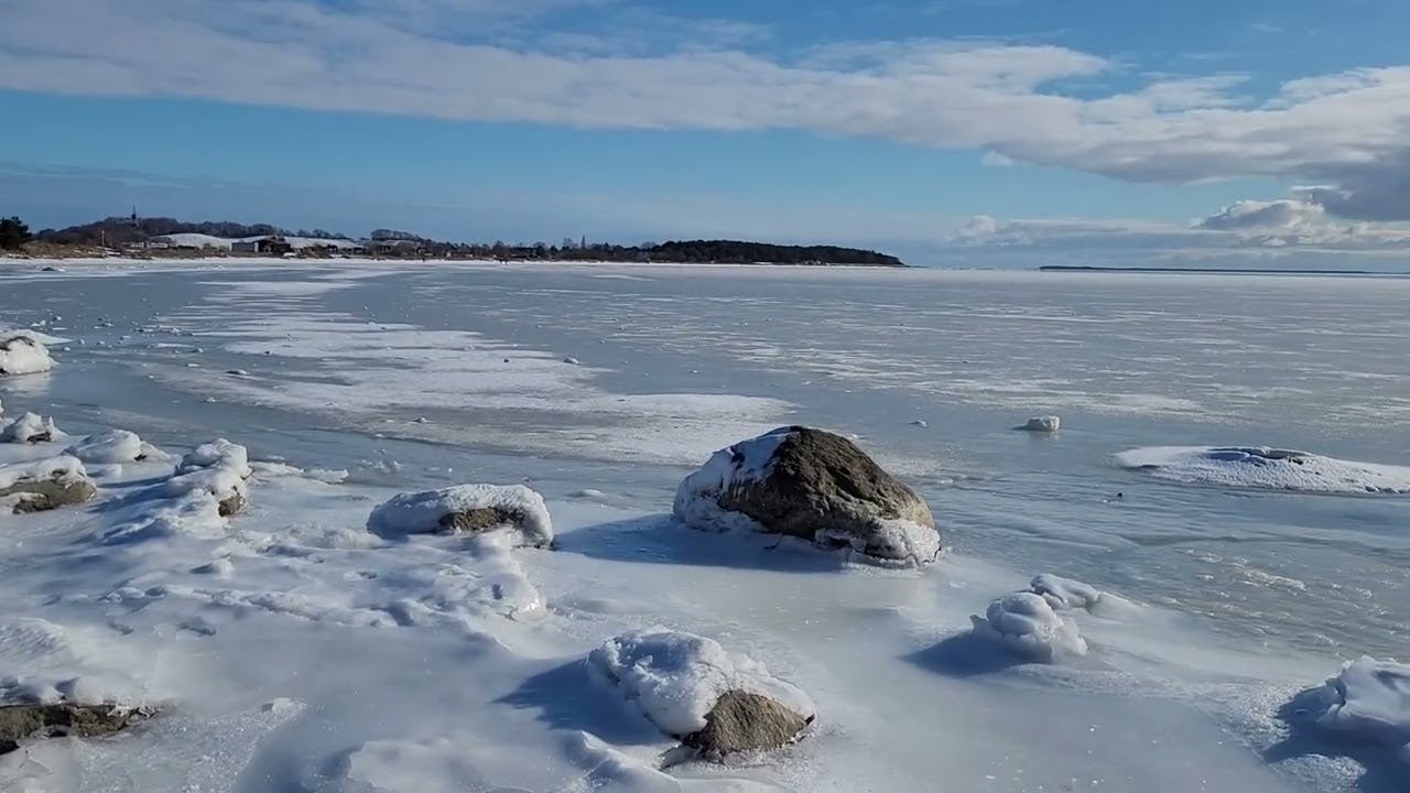 Verrückt nach Meer- verrückt nach mehr zugefrorene Ostsee