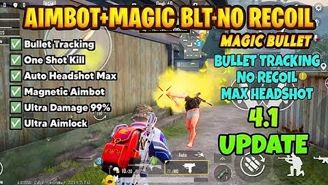 PUBG GLOBAL 4.1 AIMBOT NO RECOIL AIMLOCK MOD OBB FREE