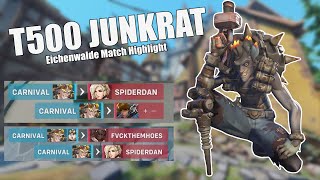 T500 Junkrat On Eichenwalde - Match Highlight (Overwatch 2)