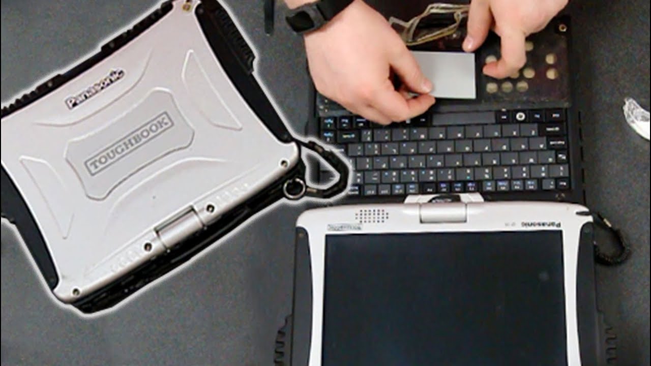 Replace the Mouse Pad on a Panasonic Toughbook CF-19 in 2 Minutes