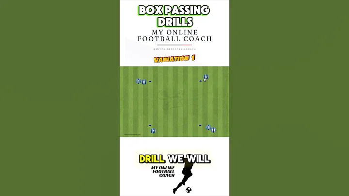 Box Passing Drill! 2 Variations! U7/U8/U9 & above! #coaching #soccer #football