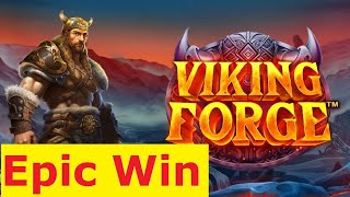 4340x Viking Forge Online Slot Machine Free Spin Bonus - New Pragmatic Game - Epic Win screenshot 5