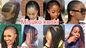 MITINDO KONKI YA KUSUKA NYWELE 2023 || 100 TOP HAIR STYLES