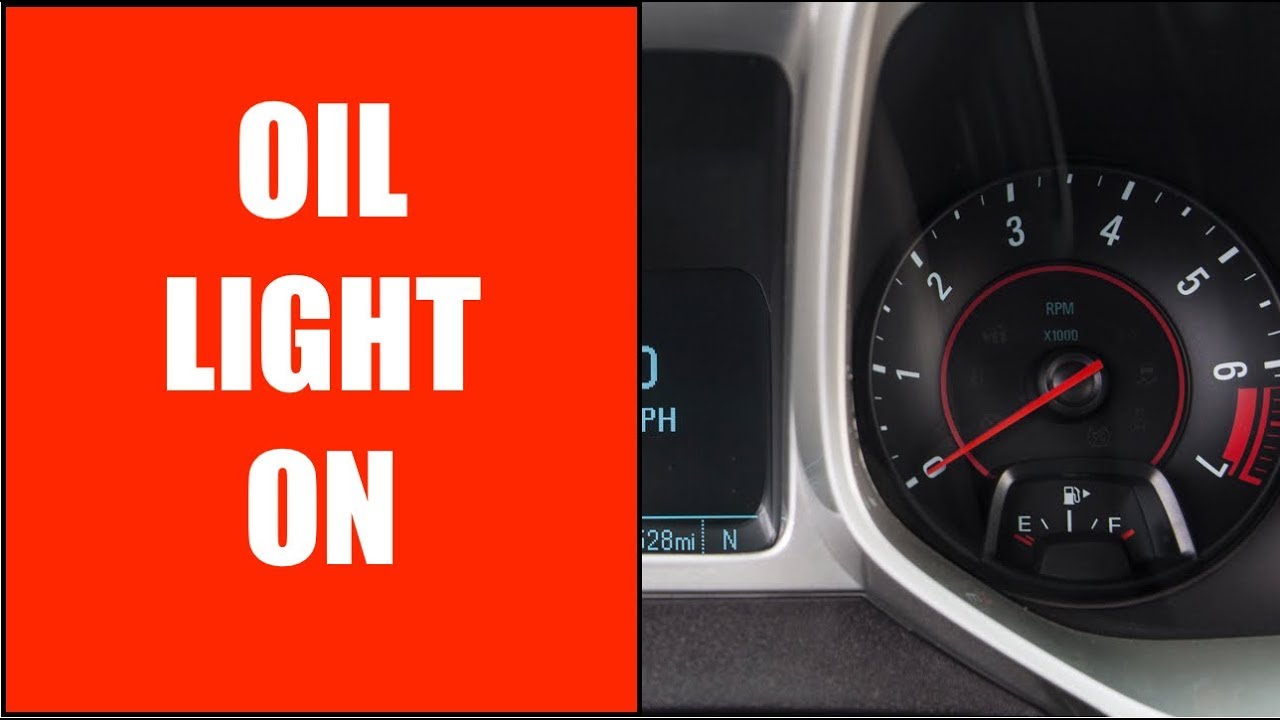 Camaro Oil Light On 2010 2015 Youtube
