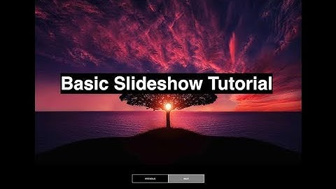 Image Slider Tutorial using Slick Slider | HTML, CSS & jQuery