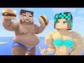 The minecraft life of Steve and Alex | Nanny in captivity | Minecraft animation