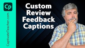 Custom Review Captions in your Adobe Captivate Classic Quiz