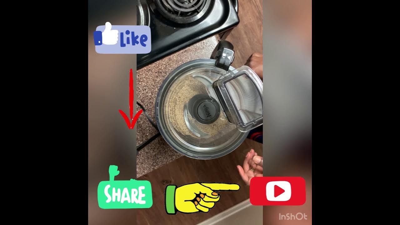 How to Grind Sesame Seeds in Ninja Professional Food Processor YouTube