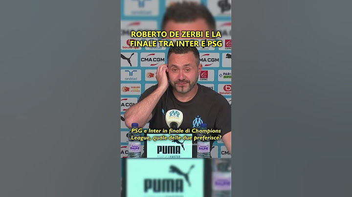 DE ZERBI e la FINALE di CHAMPIONS tra INTER e PSG