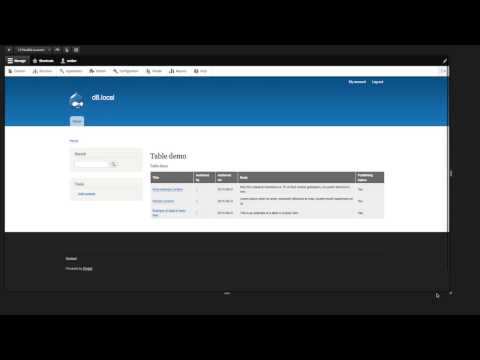 How to Add Responsive Tables to Content in Drupal 8