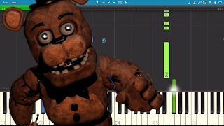 Five Nights At Freddys Song - The Living Tombstone - Piano Cover / Tutorial chords