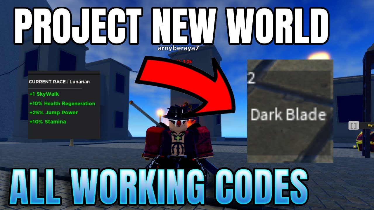 ALL NEW *FREE FRUITS* CODES in PROJECT NEW WORLD CODES! (Roblox