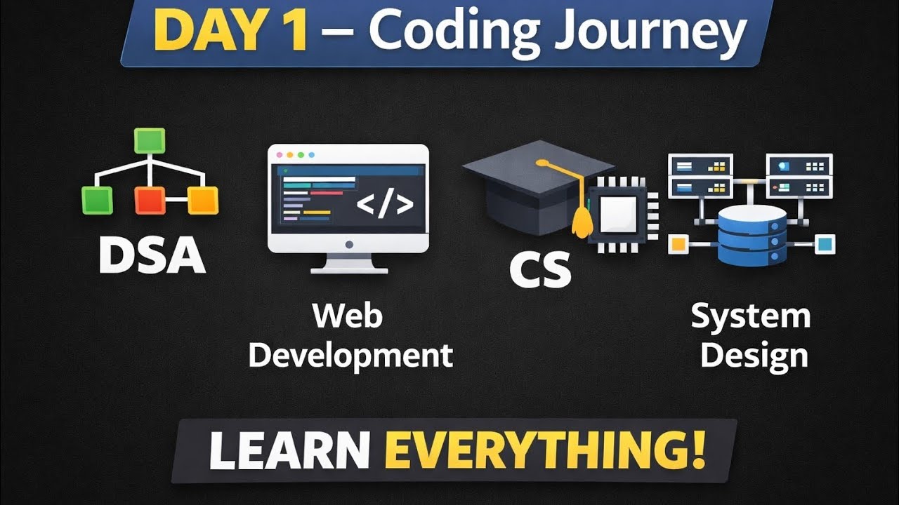 Day 01 of My Developer Journey | LeetCode + Web Dev + System Design ...