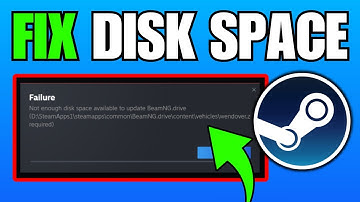 How To Fix Steam Not Enough Free Disk Space Error
