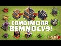 CHEGUEI MITANDO NO CV9! VOCÊ NÃO VAI ACREDITAR NO QUE EU FIZ | INICIANDO NO CLASH OF CLANS #25