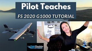 REAL PILOT Teaches Microsoft Flight Simulator 2020 G1000 Autopilot & ILS Tutorial | Full IFR Flight!