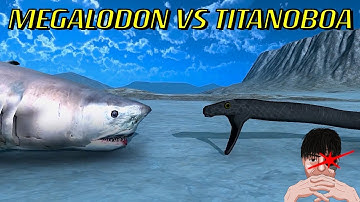 MEGALODON VS TITANOBOA | Beast Battle Simulator #7