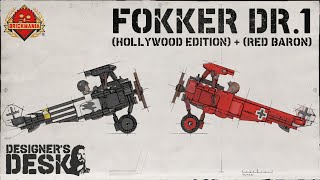 Fokker Dr.1- World War I Fighter Aircraft - Custom Military Lego - At The Designer’s Desk