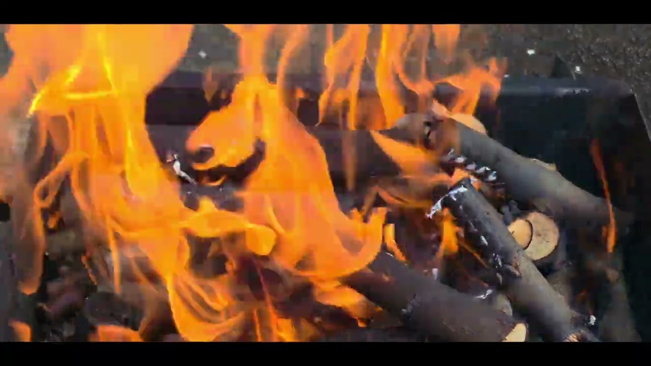 A campfire, a barbecue. The crackling of wood, the pleasant smell of a fire, a pleasant time.