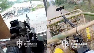 Combat footage: The Free Russian Corps fights for the Armed Forces of Ukraine