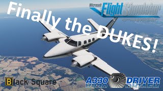 Black Square - Piston Duke PREVIEW | Let's fly the GRAND DUKE | Real Airline Pilot