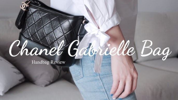 CHANEL GABRIELLE HOBO BAG 🤍 - Bag review, What fits & Mod shots