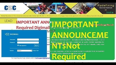IMPORTANT ANNOUNCEMENT$Not Required Digimail Password  reset :