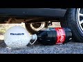 Experiment: CAR vs XXL Coca-Cola and Balloon of Mentos