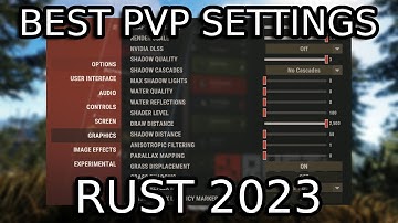 BEST Rust PVP/FPS Settings for 2023 (Easy Guide to BOOST FPS)