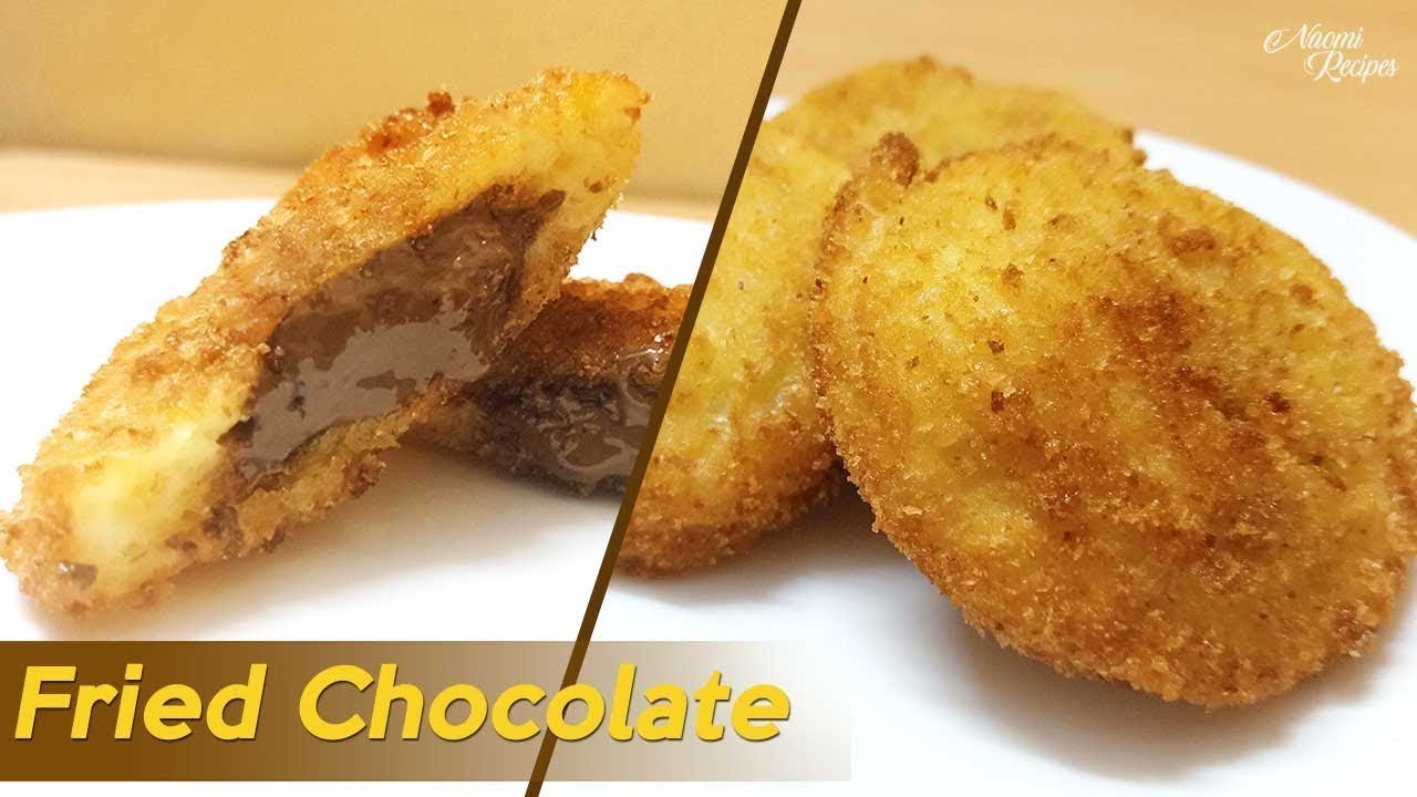 Fried Chocolate Recipe चॉकलेट वाली ब्रेड Chocolate Stuffed Bread