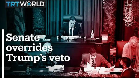 Rejecting Trump veto, Republican-led Senate backs defence bill