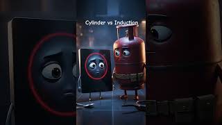 Cylinder vs Induction #cylindercrisis #gulf #middleeastcrisis #cylindervsinduction #viralshorts