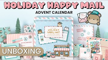 UNBOXING: 2025 Holiday Happy Mail Advent Calendar 🗓️🎄| Hubman and Chubgirl