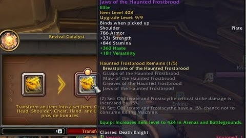 How to unlock Creation Catalyst Tier sets / Dragonflight pve and pvp season 1