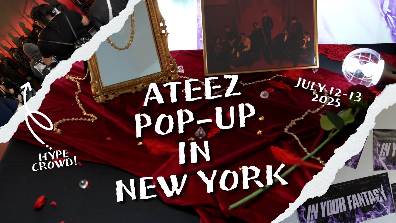2025 ATEEZ POPUP STORE in NEW YORK Recap Video [ATEEZ