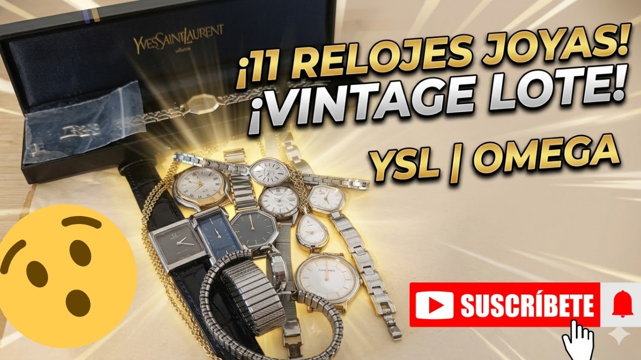 時計 OMEGA RADO SEIKO GUCCI YLS 6 JUNK WATCH I bought a luxury bundle! 11 watches from YSL, OMEGA, and GUCCI
