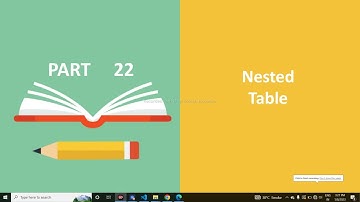 HTML Tutorial in HINDI [Part 22]Nested Table in HTML| Learn to Design Website