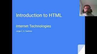Introduction to HTML - Macro Structure of an HTML Document & HTML Tree