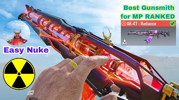 Dropping an easy Nuke using Best AK47 Gunsmith(Raw Gameplay)🎃🎃CODM MP RANKED GAMEPLAY