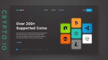 crypto.io | Crypto Platform | Website Design UI Concept