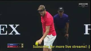 RAFAEL NADAL vs JACK SOCK LAVER CUP 2017 FULL MAT...