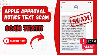 Apple Approval Notice Text Scam Explained | How to Stay Safe Online