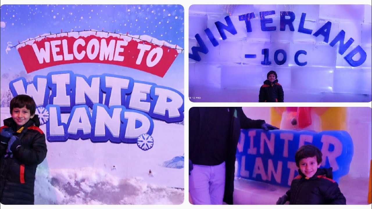 Winter Land in karachi Indoor Ice park Snow in Karachi Vlog YouTube