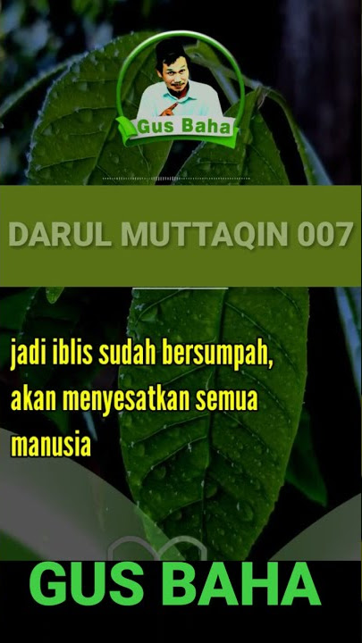 #shorts Iblis lemah dan mudah dikalahkan #gusbaha #gusbahamania