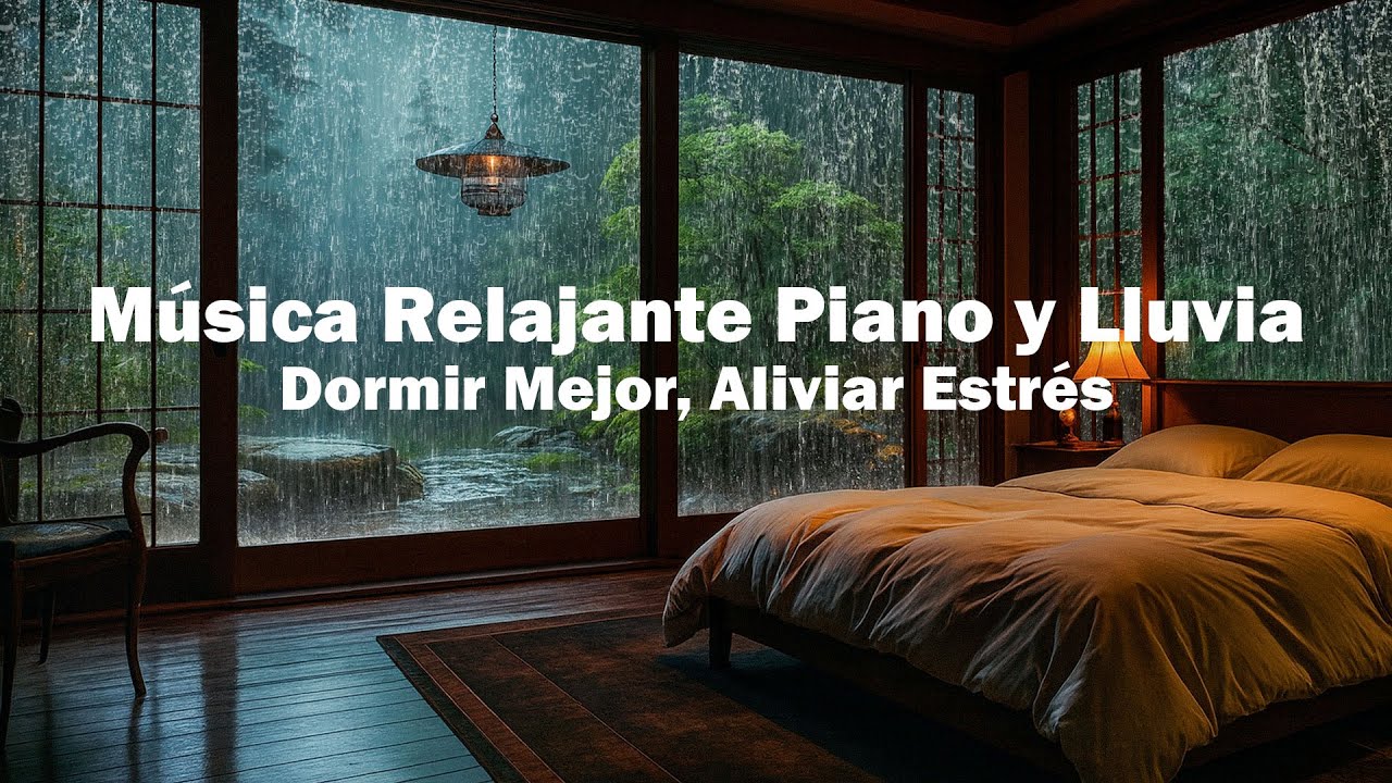 Música Relajante para Dormir | Sonidos de Lluvia y Piano para Supera el ...