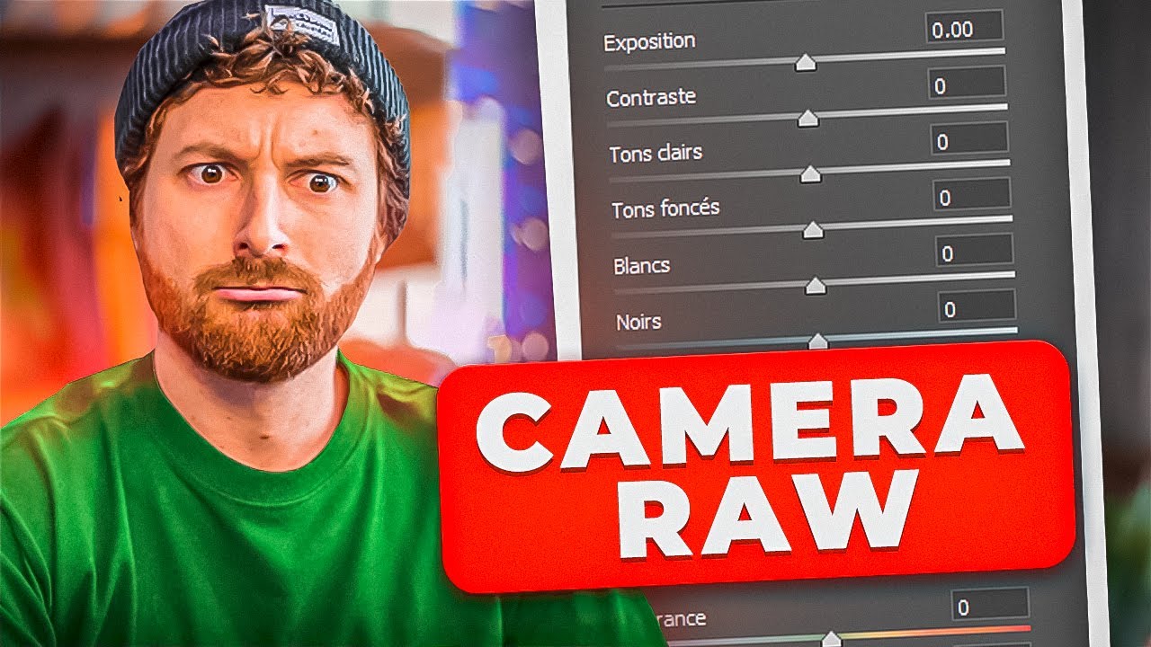 Comment FAIRE un BON CAMERA RAW sur Photoshop - YouTube