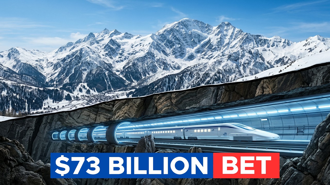 Japan's $73B Gamble on a Train That Flies Through Mountains - YouTube
