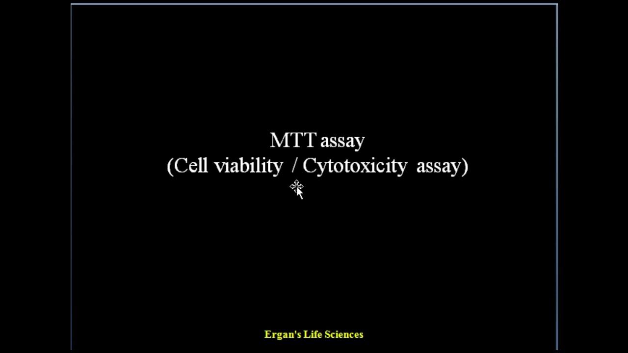 Principle and protocol of MTT assay (Cell viability assay) YouTube